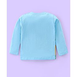 Babyhug 100% Cotton Knit Full Sleeves Striped T-Shirt With Wild Animals Print Pack of 7 - Multicolour