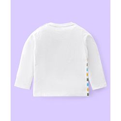Babyhug 100% Cotton Knit Full Sleeves Striped T-Shirt With Wild Animals Print Pack of 7 - Multicolour