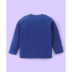 Babyhug 100% Cotton Knit Full Sleeves Striped T-Shirt With Wild Animals Print Pack of 7 - Multicolour