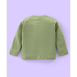 Babyhug 100% Cotton Knit Full Sleeves Striped T-Shirt With Wild Animals Print Pack of 7 - Multicolour