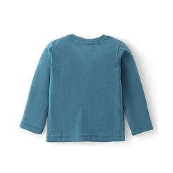 Babyhug Cotton Knit Full Sleeves T-Shirt with Dino & Striped Print Pack of 3 - Multicolor