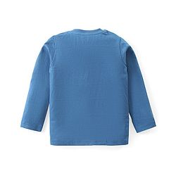 Babyhug Cotton Knit Full Sleeves T-Shirts with Bear & Fox Print Pack of 3 - Blue Green & Yellow