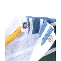 Babyhug Cotton Knit Full Sleeves T-Shirts with Bear & Fox Print Pack of 3 - Blue Green & Yellow