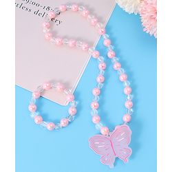 Babyhug Free Size  Jewellery Set - Light Pink