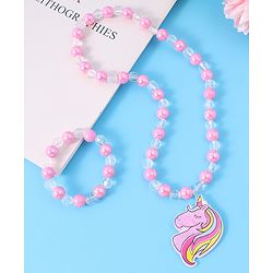 Babyhug Free Size  Jewellery Set - Dark Pink