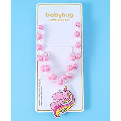 Babyhug Free Size  Jewellery Set - Dark Pink