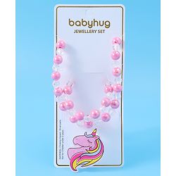 Babyhug Free Size  Jewellery Set - Dark Pink