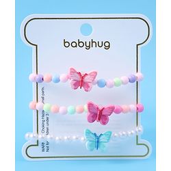 Babyhug Free Size Bracelets Pack of 3 - Multicolor
