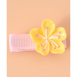 Babyhug Flower Hair Pins & Clips  Set of 10 - Multicolor