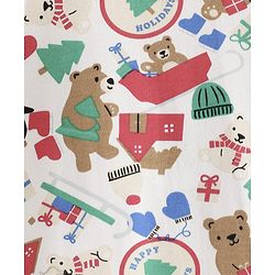 Babyhug 100% Cotton Knit Full Sleeves Sweatshirt with Bear Print - Multicolour