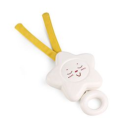 Babyhug Melodious Star Shaped Musical Cot Mobile - White