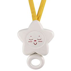 Babyhug Melodious Star Shaped Musical Cot Mobile - White