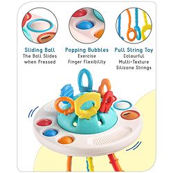 Babyhug Little Explorer's UFO Montessori Toy - Multicolor