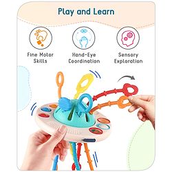 Babyhug Little Explorer's UFO Montessori Toy - Multicolor