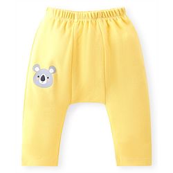 Babyhug  Cotton Knit Full Length Anti Microbial Diaper Leggings  with Animal Print Pack of 5 - Multicolour