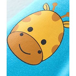 Babyhug  Cotton Knit Full Length Anti Microbial Diaper Leggings  with Animal Print Pack of 5 - Multicolour