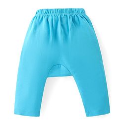Babyhug Cotton Knit Anti-Microbial Ankle Length Diaper Leggings with Fish Print Pack of 5 - Multicolour