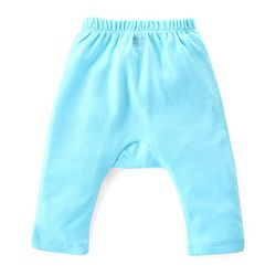 Babyhug Cotton Knit Anti-Microbial Ankle Length Diaper Pants with Animal Print Pack of 3 - Blue & Red