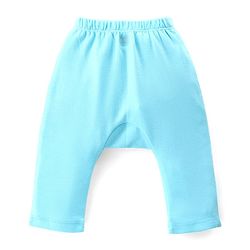 Babyhug Cotton Knit Anti-Microbial Ankle Length Diaper Pants with Animal Print Pack of 3 - Blue & Red