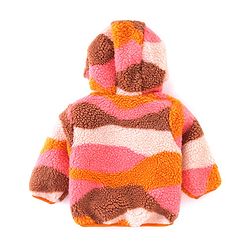Babyhug Woven Full Sleeves Printed Sweatjacket with Hood - Multicolour