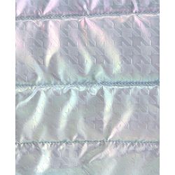 Babyhug Full Sleeves Front Open Padded Hooded Jacket with Holographic Design - Blue