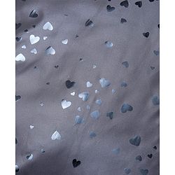 Babyhug Full Sleeves Hooded  Winter Romper Hearts Print - Black