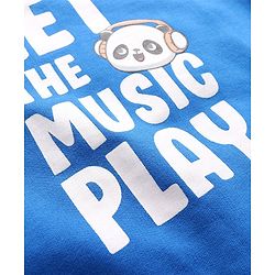 Babyhug Cotton Knit Full Sleeves Sweatshirts With Panda Print Pack of 2 - Yellow & Blue