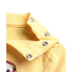 Babyhug Cotton Knit Full Sleeves Sweatshirts With Panda Print Pack of 2 - Yellow & Blue