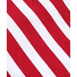 Babyhug Cotton Knit Full Sleeves Striped T-Shirt - Red & White