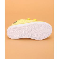Cute Walk by Babyhug Velcro Closure Casual Shoes - Yellow