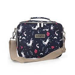 Babyhug Mini Travel Diaper Sling Bag Unicorn Theme- Blue