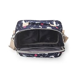 Babyhug Mini Travel Diaper Sling Bag Unicorn Theme- Blue