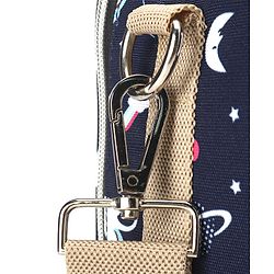 Babyhug Mini Travel Diaper Sling Bag Unicorn Theme- Blue