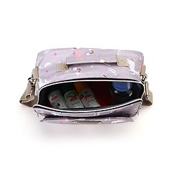 Babyhug Mini Travel Diaper Sling Bag Unicorn Theme- Blue
