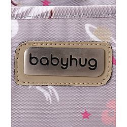Babyhug Mini Travel Diaper Sling Bag Unicorn Theme- Blue