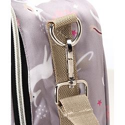 Babyhug Mini Travel Diaper Sling Bag Unicorn Theme- Blue