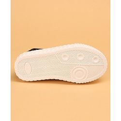 Cute Walk by Babyhug Lace Up Causal Shoes With Unicorn Print - Black