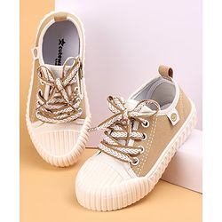 Cute Walk by Babyhug Lace Up Causal Shoes - Beige