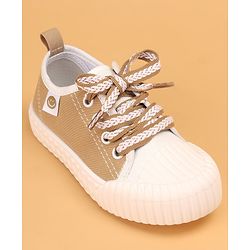 Cute Walk by Babyhug Lace Up Causal Shoes - Beige