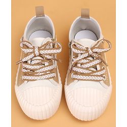 Cute Walk by Babyhug Lace Up Causal Shoes - Beige