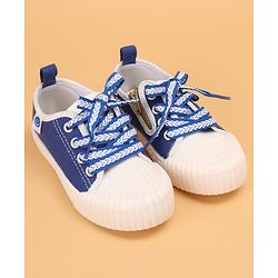 Cute Walk by Babyhug Lace Up Causal Shoes - Blue