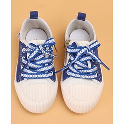 Cute Walk by Babyhug Lace Up Causal Shoes - Blue