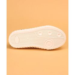 Cute Walk by Babyhug Lace Up Casual Canvas Shoes Patch Applique - Green