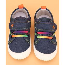 Cute Walk by Babyhug Casual Shoes With Velcro Closure  - Blue