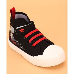 Cute Walk by Babyhug Casual Shoes with Velcro Closure - Black