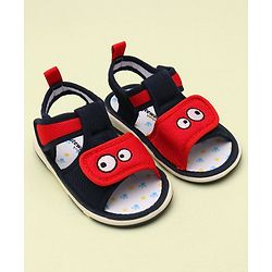 Cute Walk by Babyhug Light Weight Velcro Closure Sandals - Navy Blue