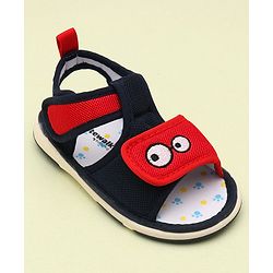 Cute Walk by Babyhug Light Weight Velcro Closure Sandals - Navy Blue