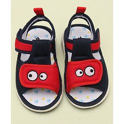 Cute Walk by Babyhug Light Weight Velcro Closure Sandals - Navy Blue