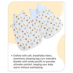 Babyhug Sleeping Bag Apparel Style Jungle Print - Green