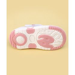 Cute Walk by Babyhug Sandals with Velcro Closure Bow Applique - White(May Very Bow Color)